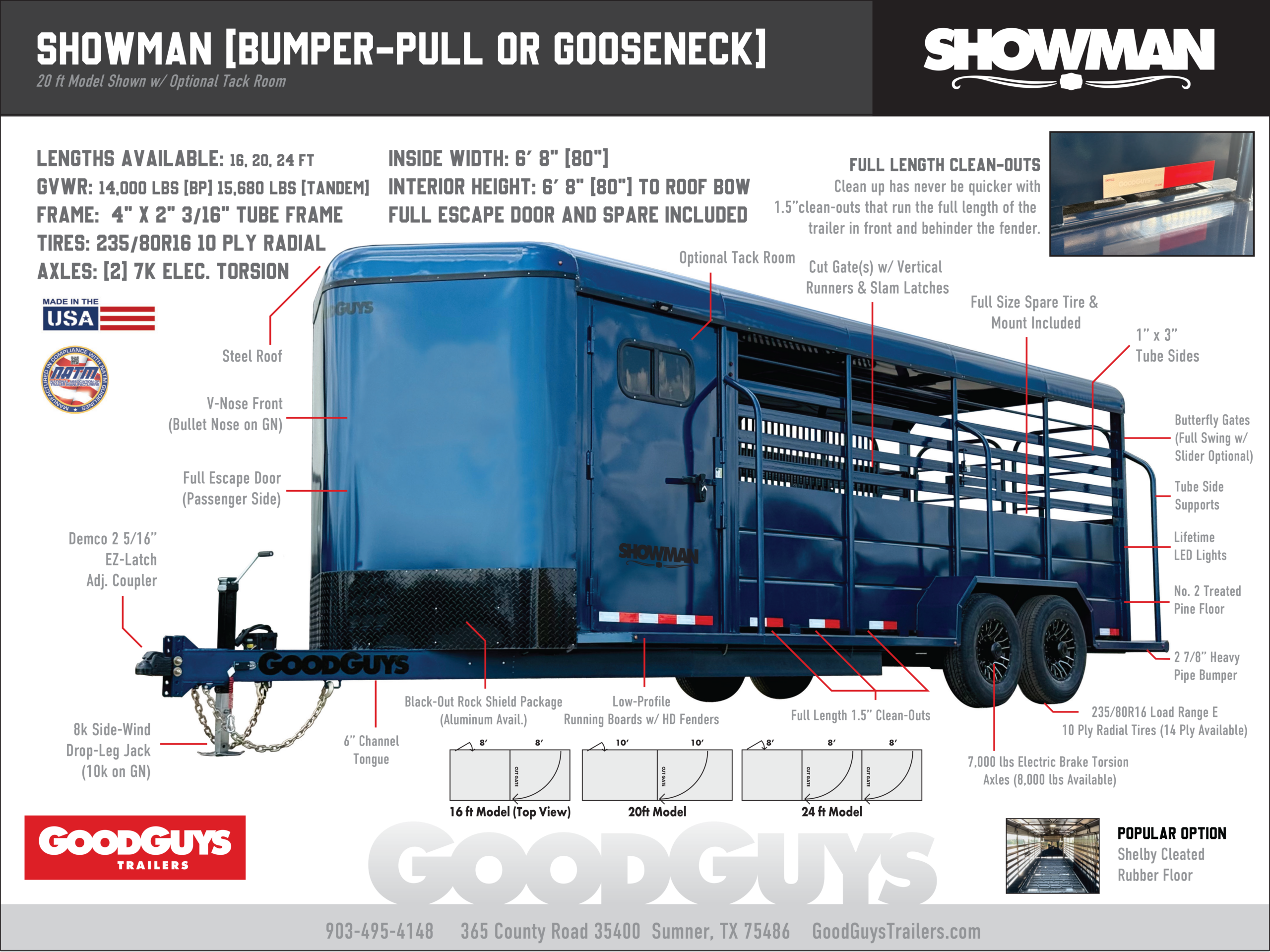 showman-sales-sheet - GoodGuys Trailers Showman Sales Sheet